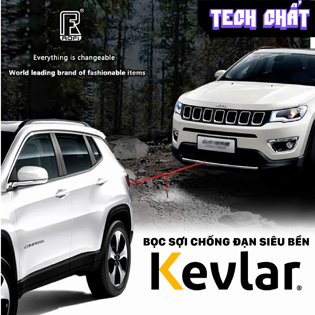Cáp sac nhanh PD 40W C to L siêu bền boc sơi Kevlar chống đạn siêu bền chính hãng Rofi chuẩn M.F.l