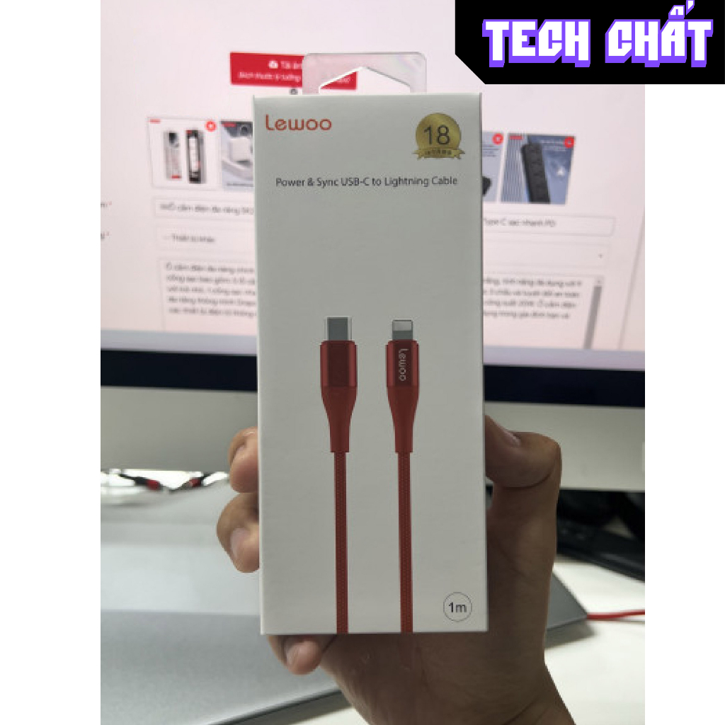 Cáp sac nhanh PD 40W C to L siêu bền boc sơi Kevlar chống đạn siêu bền chính hãng Rofi chuẩn M.F.l