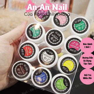 Set gel vẽ 12 màu siêu đẹp Nail - set 12 màu gel vẽ cho học viên, thợ nails tập vẽ