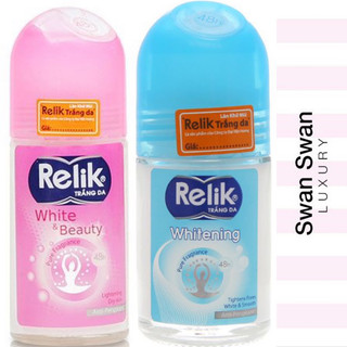 Lăn khử mùi relik white & beauty màu 50ml