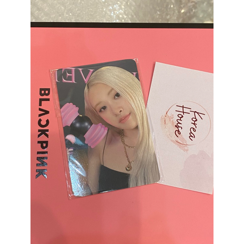 CARD OFF - CARD ROSÉ BLACKPINK BORNPINK OFFICIAL