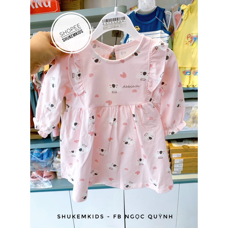 Abbieoh váy thu đông thời trang cho bé