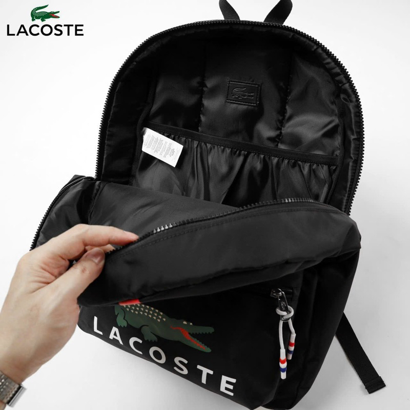 Balo lacoste vải dù unisex