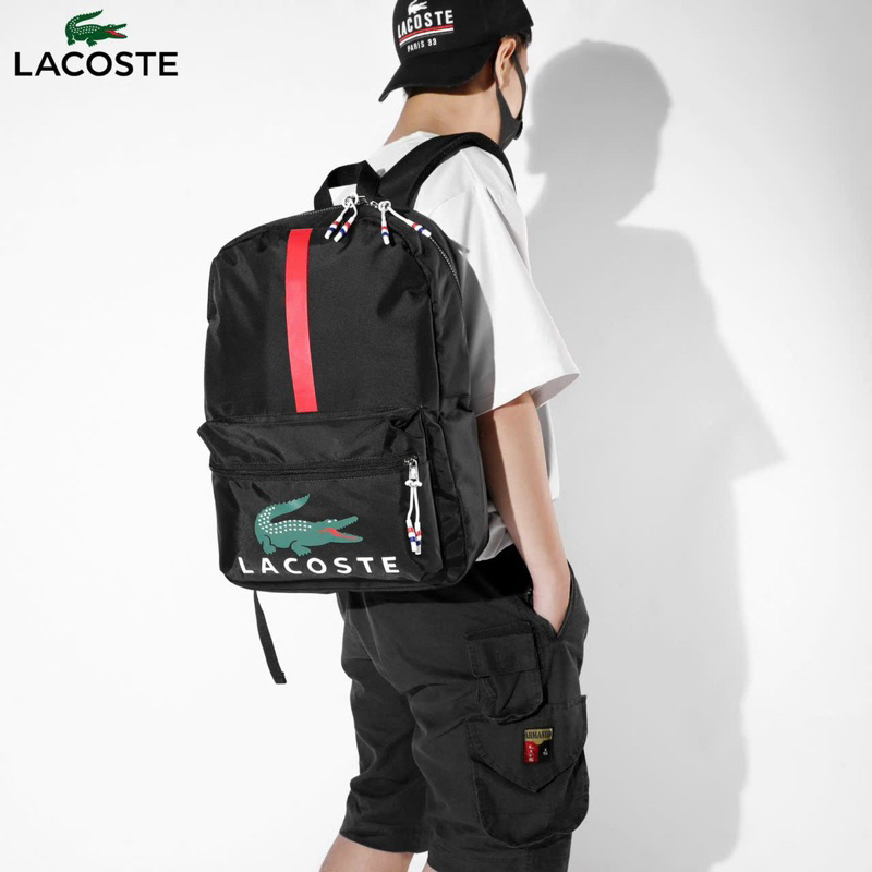 Balo lacoste vải dù unisex