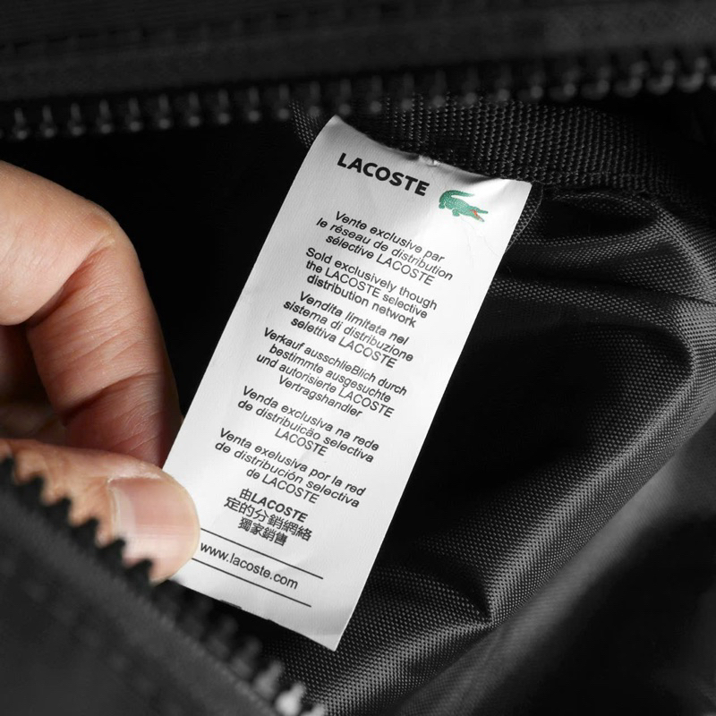 Balo lacoste vải dù unisex
