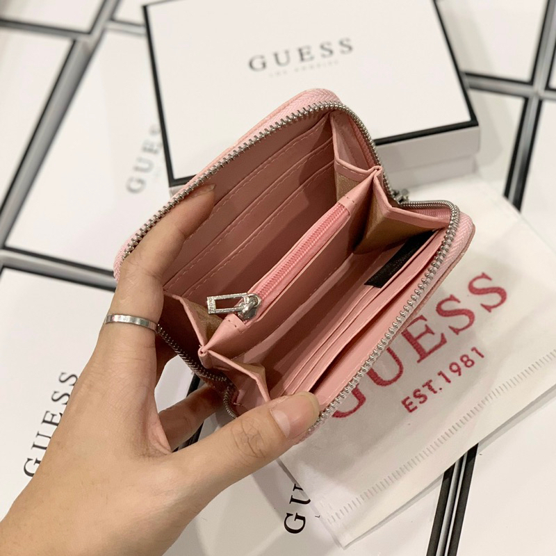 Ví guess ngắn dây kéo