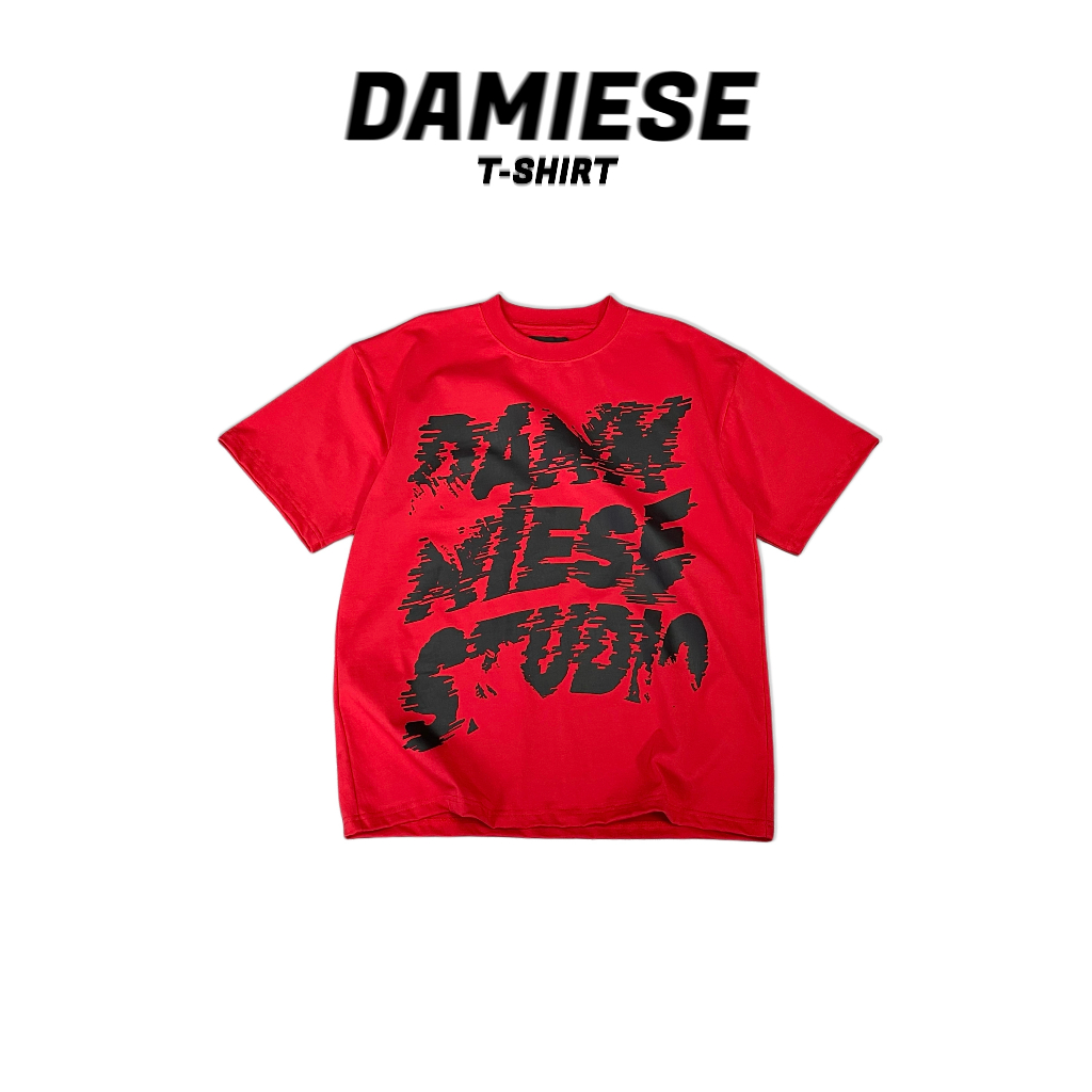 Áo Thun Form Rộng BOLD TEE RED - DAMIESE Cotton 100%
