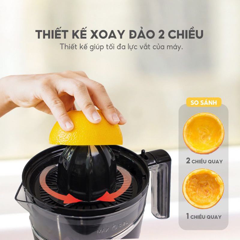 MÁY VẮT CAM LEBENLANG LBL3386 DUNG TÍCH 800ML