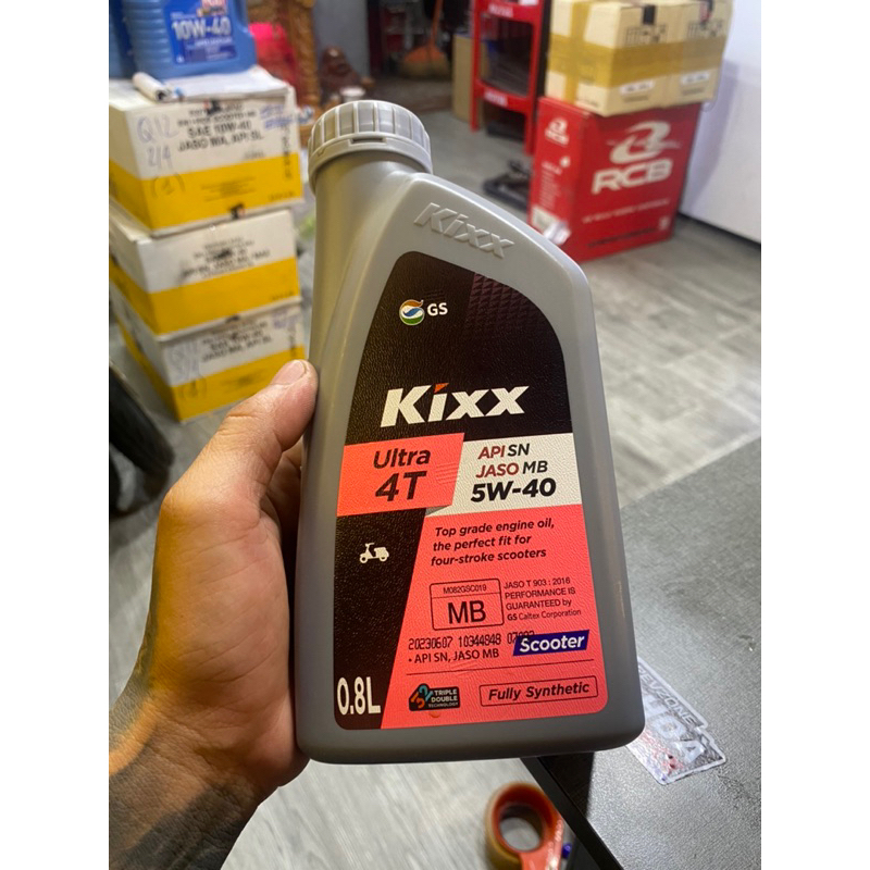 DẦU NHỚT XE TAY GA KIXX ULTRA 4T SCOOTER SN 5W-40 0.8L
