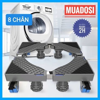 [4 Chân/8 Chân] Kệ Kê Máy Giặt Có Bánh Xe Chân Kê Máy Giặt Di Động Đa Năng