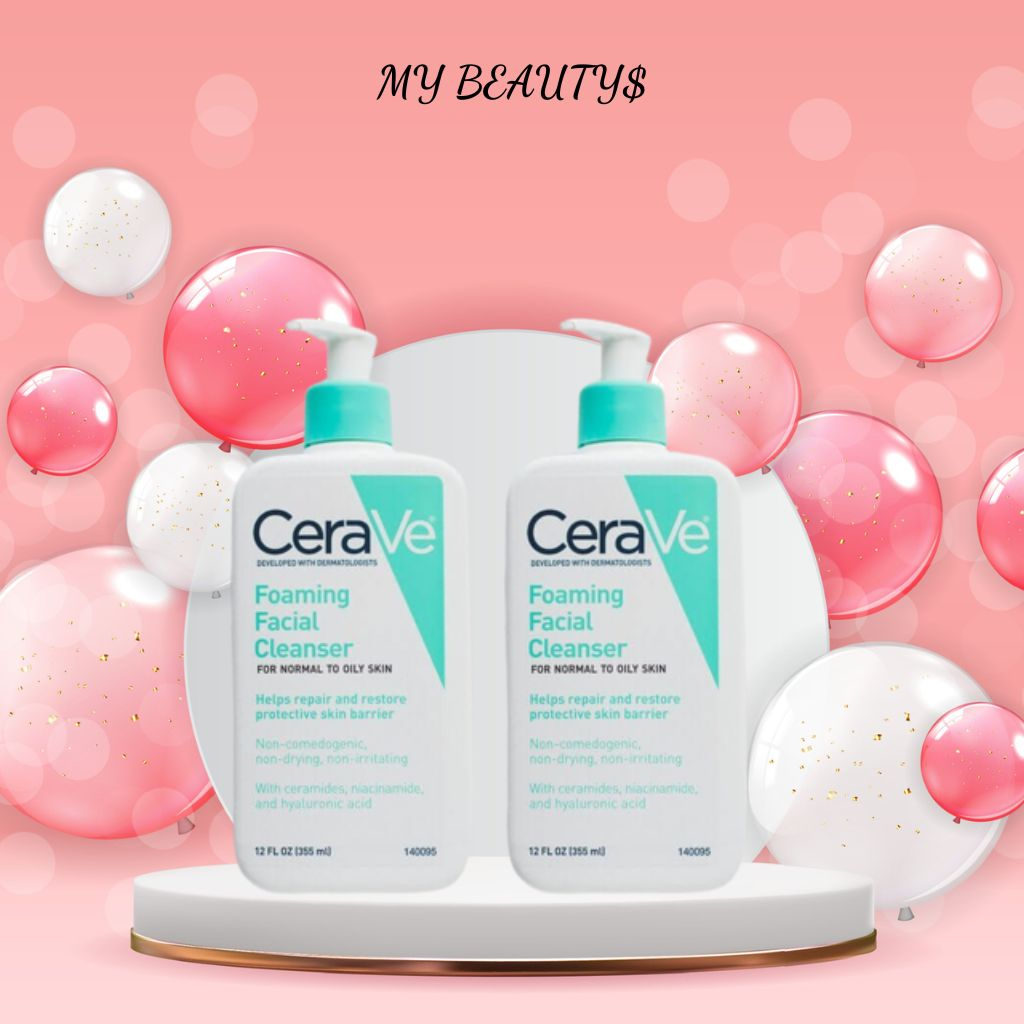 Sữa Rửa Mặt Cho Da Dầu Cerave Foaming Facial Cleanser For Normal To Oily Skin ( 236ml Xanh Ngọc)