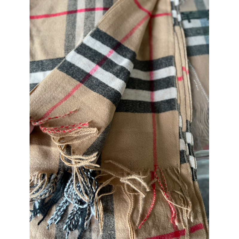 Khăn dạ hoạ tiết BBR size 65x180cm