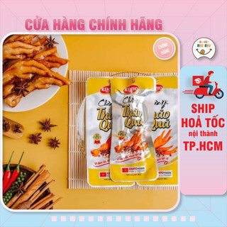 Chân gà bách thảo vàng ít cay | Chân gà tứ xuyên VN| Chân gà cay tứ xuyên| Chân gà tương cay| Đồ ăn vặt