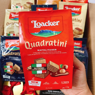 Bánh Xốp Loacker Quadratini 125gr 4 vị