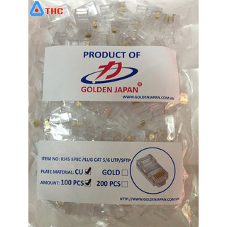 Hạt mạng RJ45 Cat5e GoldenJapan