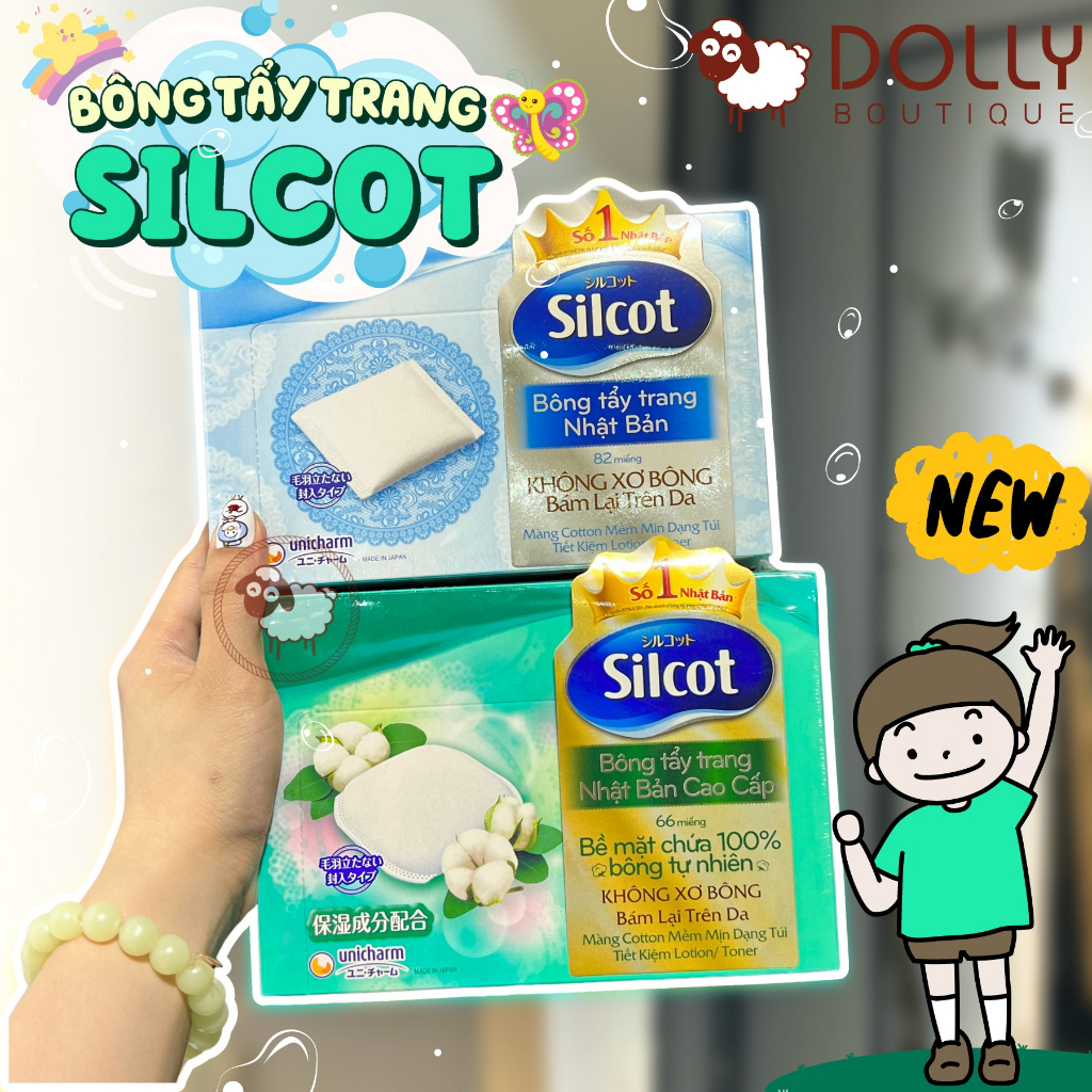 Bông Tẩy Trang Silcot 82 miếng [ mẫu mới] | BigBuy360 - bigbuy360.vn