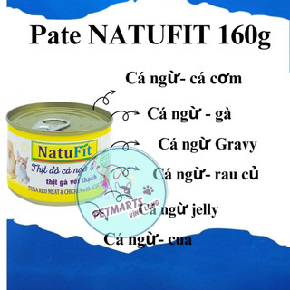 Pate Natufit cho chó mèo 160g