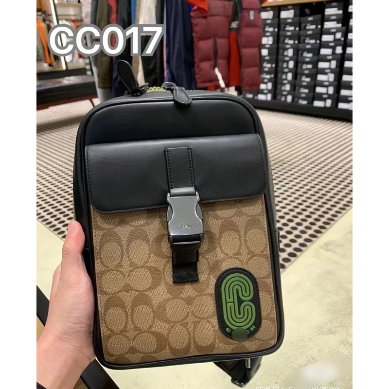 Túi coach track pack đeo chéo nam