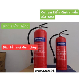 BÌNH MFZL4 có tem kiểm định/ Bình bột Samwoo ABC 4KG chính hãng dùng cho văn phòng, nhà xưởng…