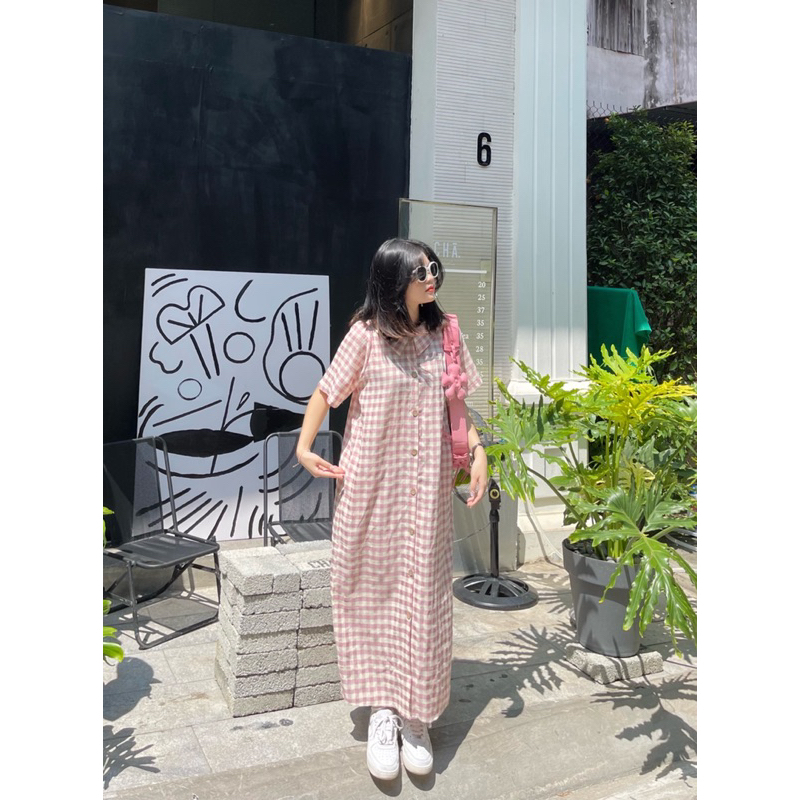 Váy sơ mi suông dáng dài Mee - ảnh chính chủ