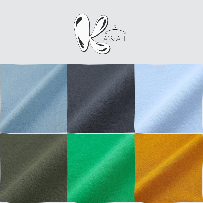 - Áo thun crew neck cổ tròn, 100% cotton, unisex - Mã 347120