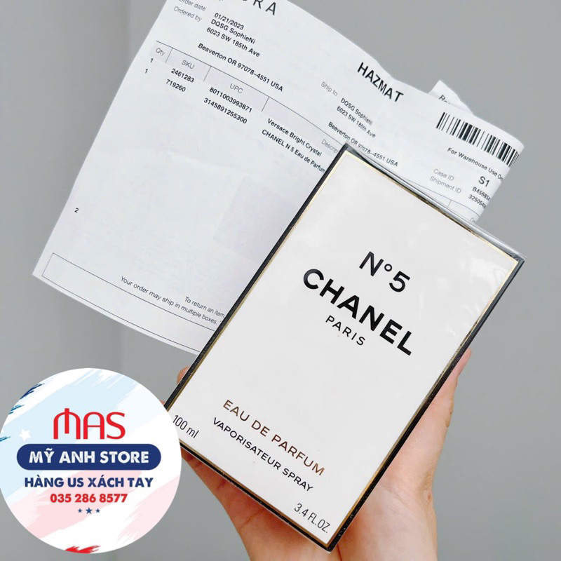 Nước hoa nữ Chanel No.5 EDP 100ml chính hãng