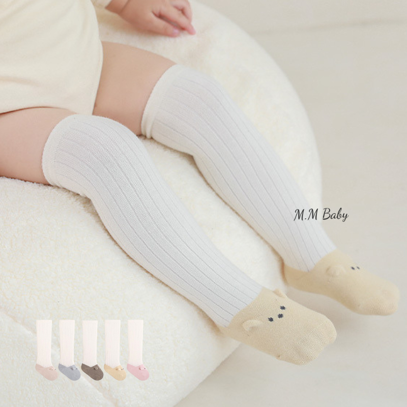 Tất vớ đùi bàn chân hình gấu NemoBaby cho bé T48 Mimikids