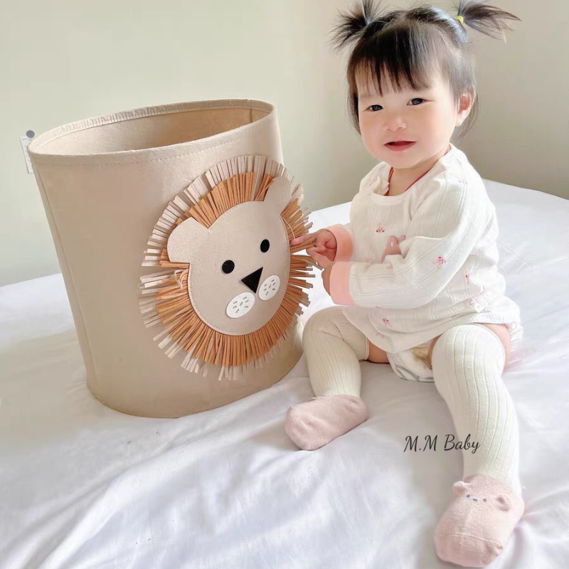 Tất vớ đùi bàn chân hình gấu NemoBaby cho bé T48 Mimikids