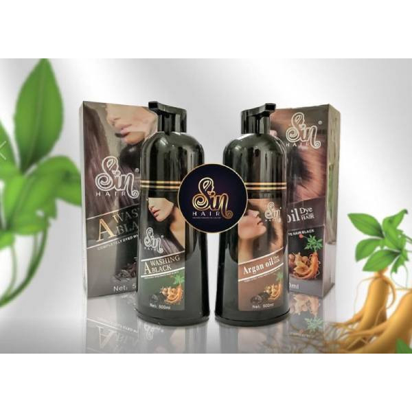 Dầu Gội Phủ Bạc SIN HAIR - Chính Hãng 100% Phủ Bạc Nhân Sâm Phủ Đen Phủ Nâu Tóc Tự Nhiên Số 1 Nhật Bản