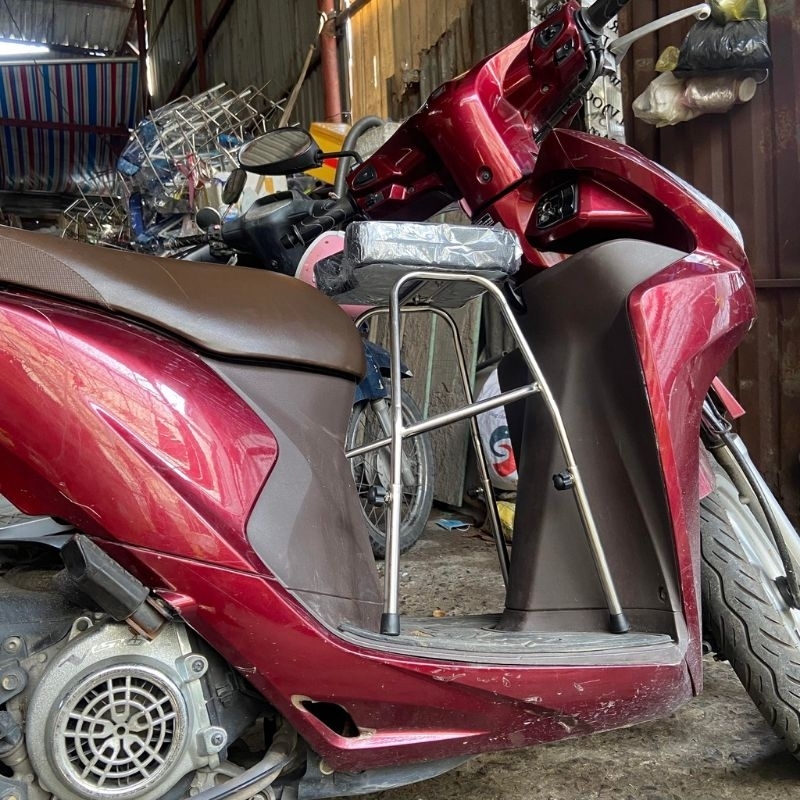 Ghế Đa Năng Không Tựa Cho Các Loại Xe Tay Ga,Ghế Ngồi Xe Máy Cho Bé Trừ Xe Airblade,PCX,NVX