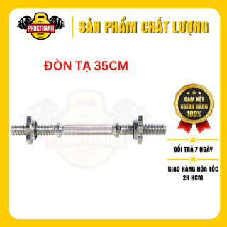 Đòn tạ tay ngắn 35cm-38cm Reefit, đòn tập tạ, đòn tập cơ tay dài 35cm (PHUCTHANHSPORT)
