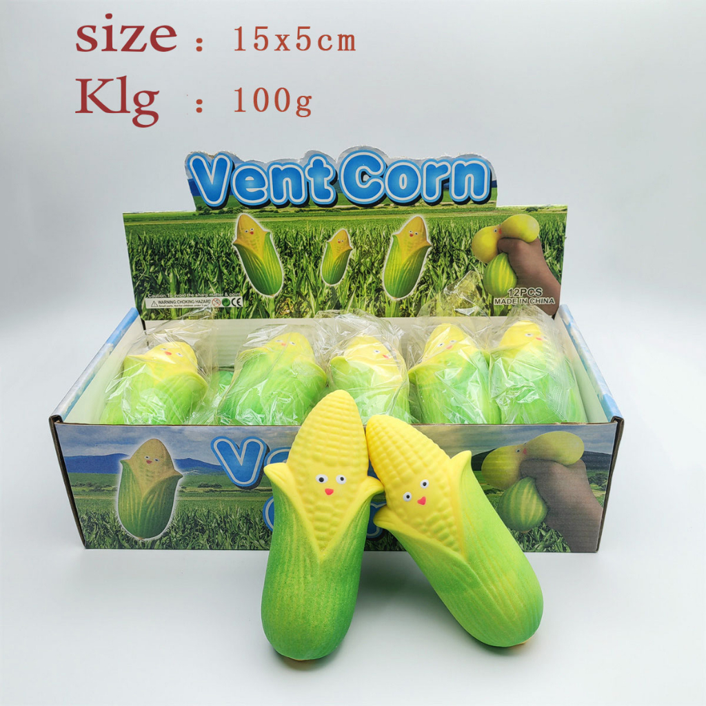 Trái cây silicon,ngô silicon,đồ chơi giảm stress độc đáo siêu dễ thương