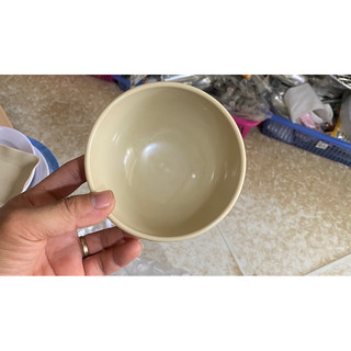 Chén bát cơm nhựa màu đen và nâu