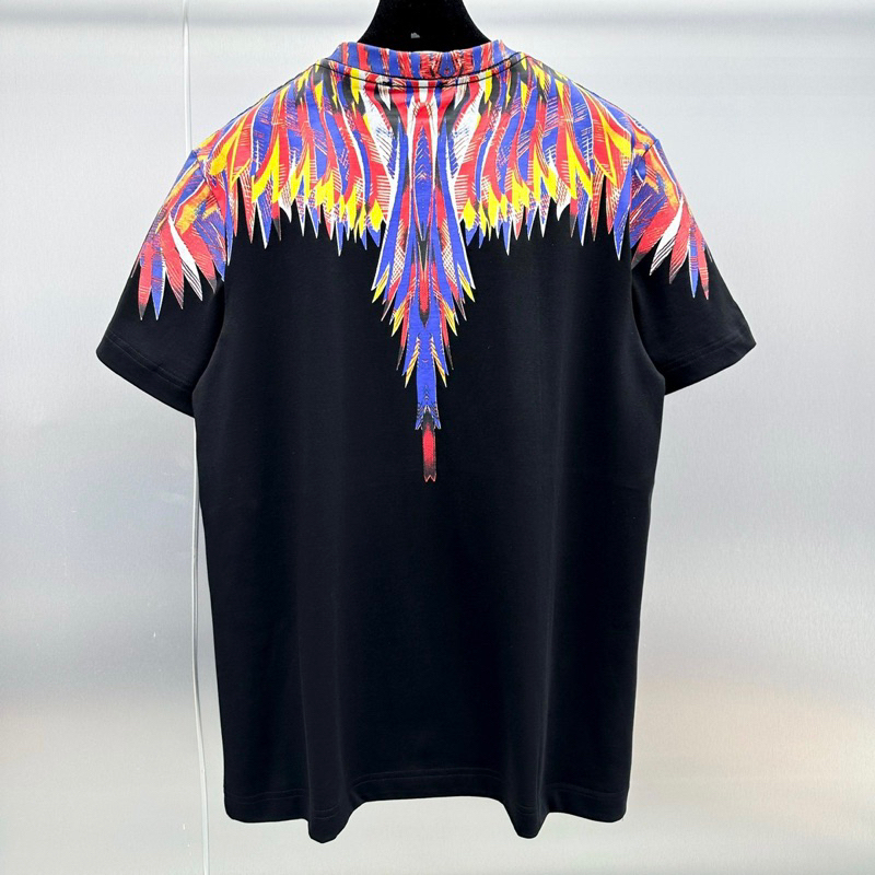 Áo phông Nam Nữ BURLON hoạ tiết cánh chim Streetwear Áo Thun Nam Form Rộng Basic Cotton Oversize