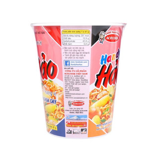 Mì ly Hảo Hảo chua cay 67g