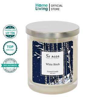 Nến thơm so nice white birch hương gỗ tuyết tùng độc đáo