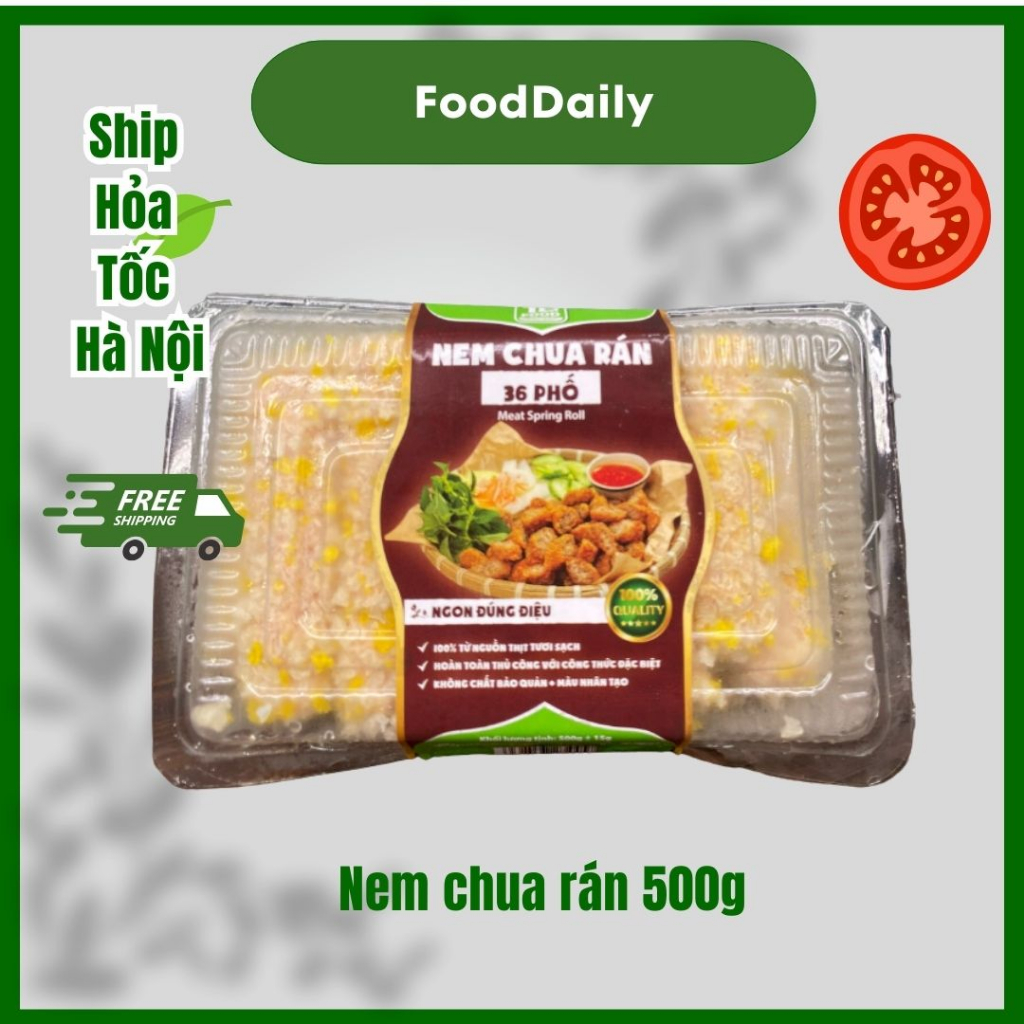 Nem chua rán 36 phố 500g FoodDaily Giao Hàng Hỏa Tốc Tại Hà Nội