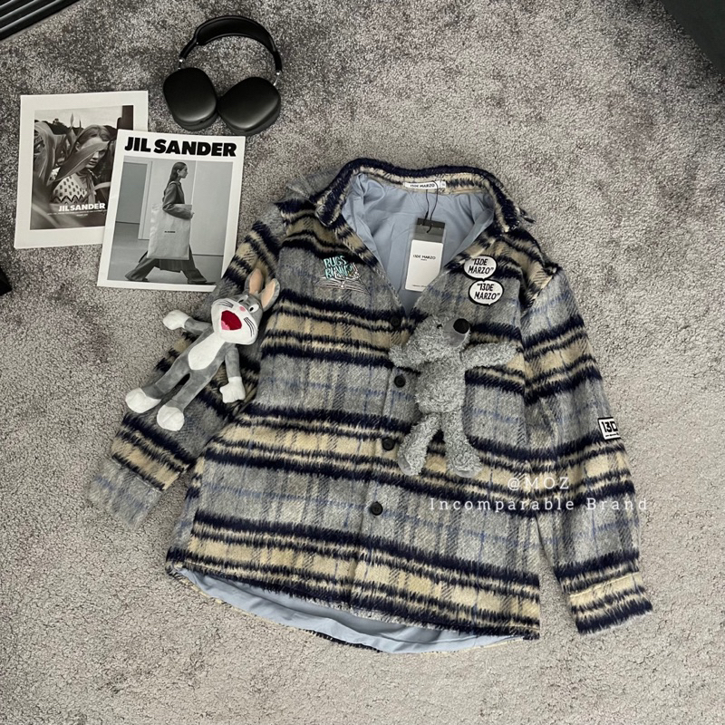 Áo khoác kẻ de marzo