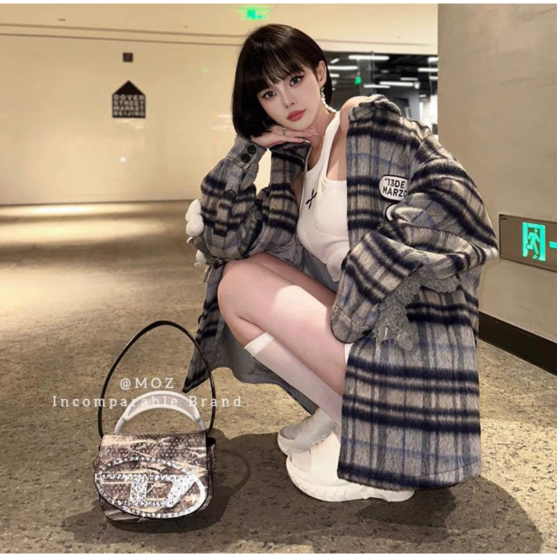 Áo khoác kẻ de marzo