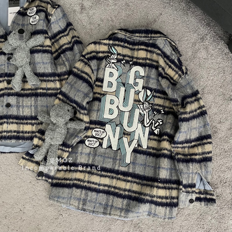 Áo khoác kẻ de marzo