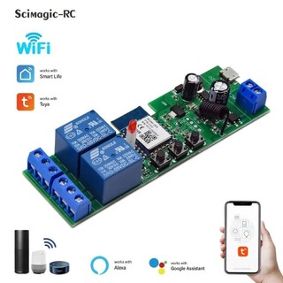 Công tắc thông minh wifi 433 đa năng chạy điện 1 chiều dc 5v 12v 24v hẹn giờ theo thời gian thực