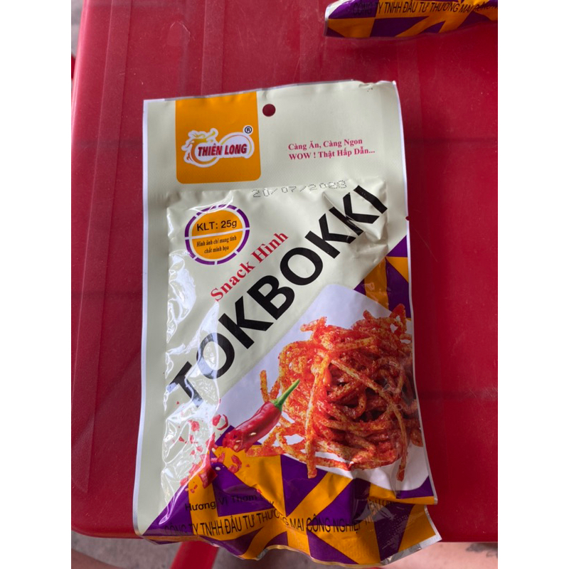 Snack hình tokbokki