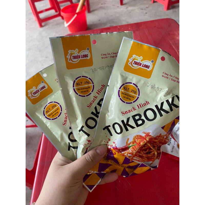 Snack hình tokbokki