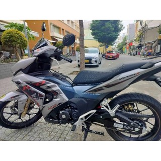 Tem rời honda winner x v3 dán xe bạc nhám phối đỏ - decal trong