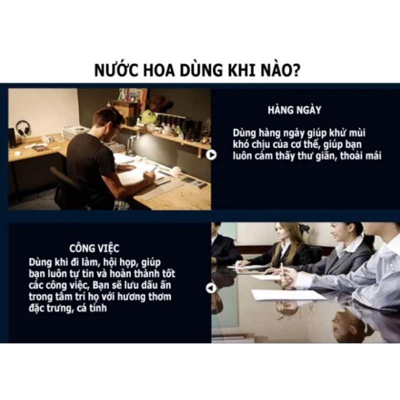 Nước hoa mini 35ml sử dụng được cho cả nam và nữ