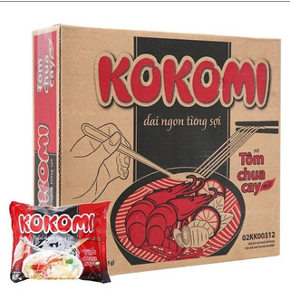 Thùng mì kokomi tôm chua cay 30 gói x 65gr