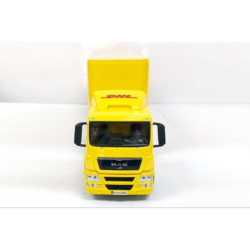 Mô hình xe Container chuyển phát DHL hợp kim 1:32