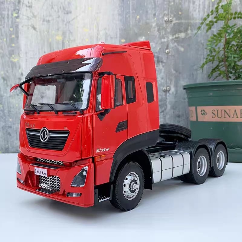Mô hình xe đầu kéo Dongfeng KT D20 hợp kim 1:24