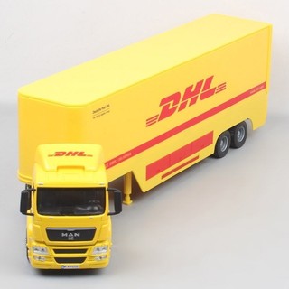 Mô hình xe Container chuyển phát DHL hợp kim 1:32