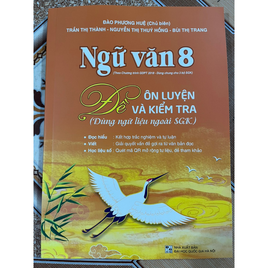 Sách - Ngữ Văn 8 Đề ôn luyện và kiểm tra dùng ngữ liệu ngoài
